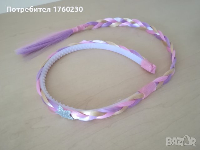 Комплект за коса за момиче ,,Принцеса Елза '', снимка 8 - Шноли, диадеми, ленти - 41981867