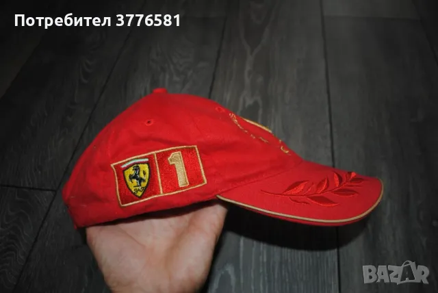 Шапка F1  Scuderia Ferrari - Michael Schumacher, снимка 6 - Фен артикули - 49120995