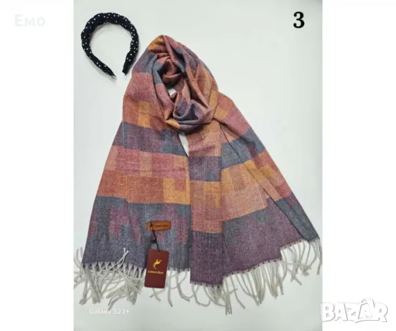 Изискан шал 100% Висококачествена материя - Подходящ за машинно и ръчно пране., снимка 4 - Шалове - 48046707