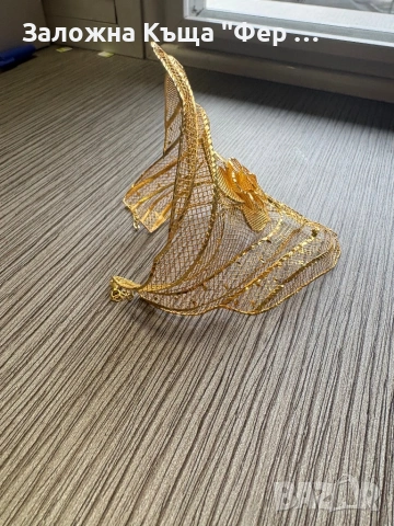 Златна гривна 14кт, снимка 3 - Гривни - 53430481