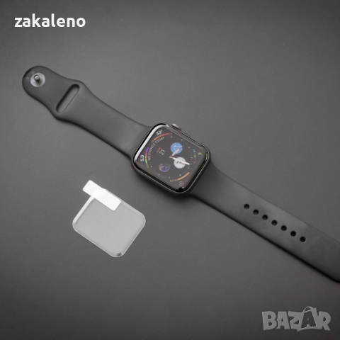 UV стъклен протектор Apple Watch 9/10/11/SE 40/41/42/44/45/46/49 Ultra, снимка 2 - Фолия, протектори - 52169869
