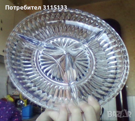 Плато за сервиране с 3 разделения  ,НОВО