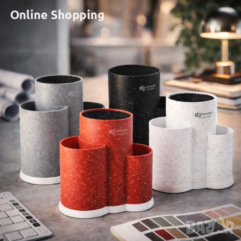 Поставка за кухненски прибори и ножове 3 в 1 Edenberg EB-5106