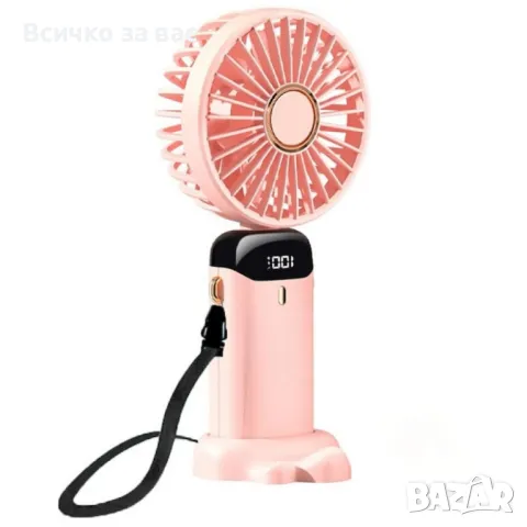 Преносим вентилатор 3 в 1 с 5 скорости и цифров дисплей, снимка 5 - Вентилатори - 50395986