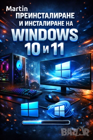 Преинсталиране и инсталиране на Windows 10 и 11