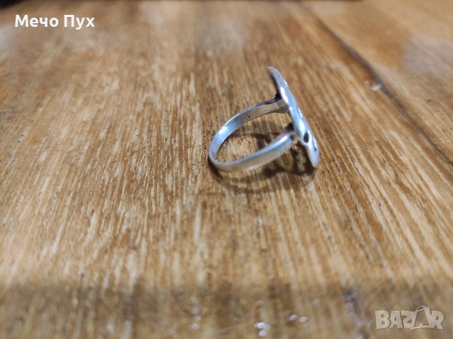 Сребърен пръстен (80), снимка 5 - Пръстени - 39180271