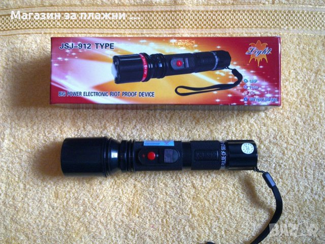 Електрошок с фенер - 912, снимка 4 - Други стоки за дома - 28880034