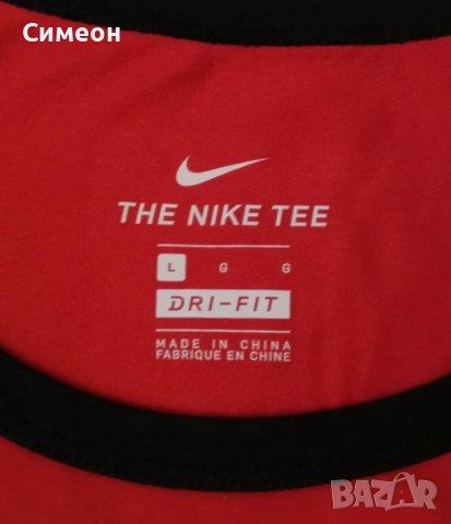 Nike DRI-FIT Tank НОВ оригинален потник L Найк спорт фитнес тренировки, снимка 3 - Спортни дрехи, екипи - 37326369