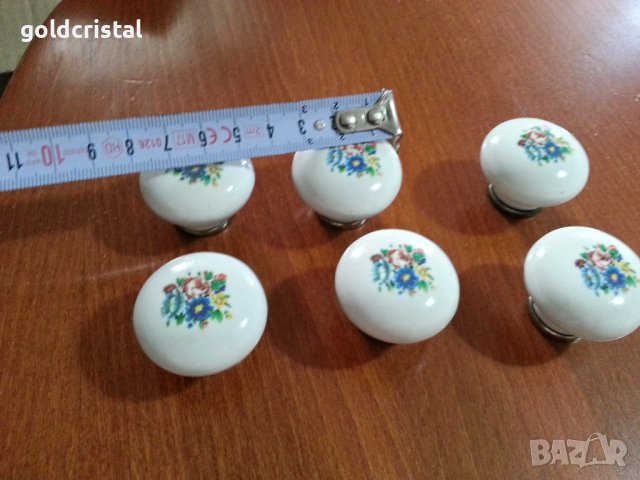 Порцеланови дръжки за мебел, снимка 2 - Антикварни и старинни предмети - 40551737