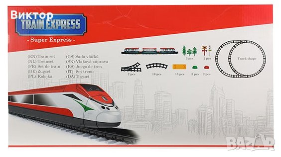 Влак с релси и аксесоари Toi-Toys, снимка 7 - Коли, камиони, мотори, писти - 26796720