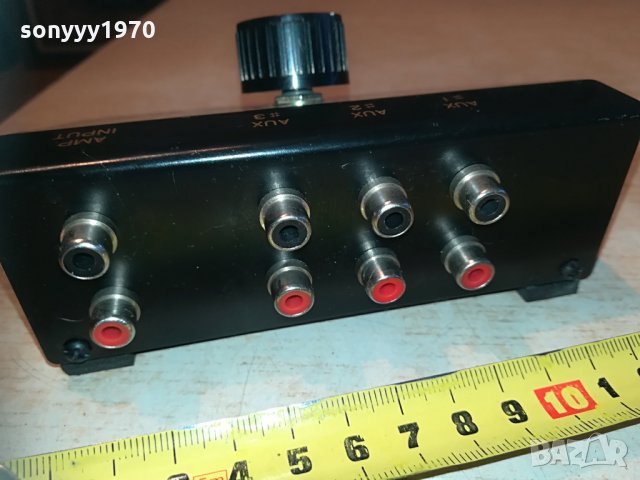 soundlab con 31-3way audio selector-внос germany 1005212031, снимка 13 - Ресийвъри, усилватели, смесителни пултове - 32829906