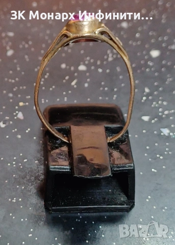 Златен пръстен/585/, снимка 3 - Пръстени - 53422037