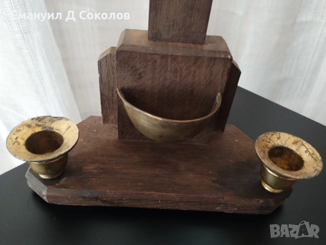 Разпятие, снимка 3 - Антикварни и старинни предмети - 52350787