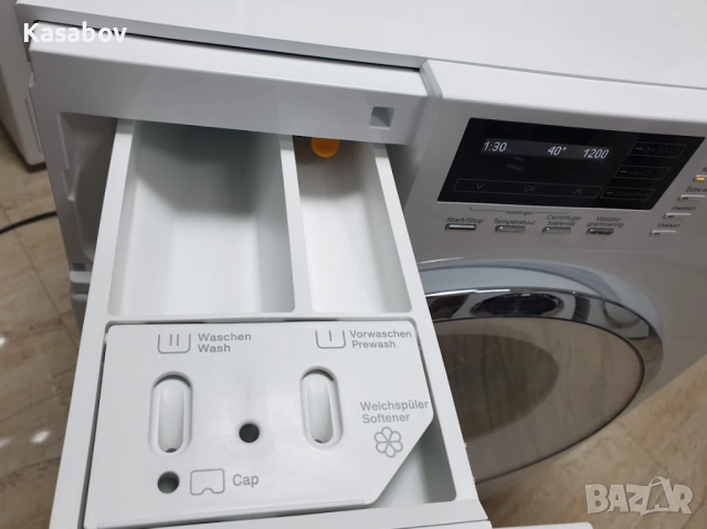 Miele W1 TwinDos Пералня Миеле 12м Гаранция, снимка 6 - Перални - 52809379