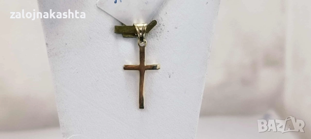 Нов Златен кръст-0,66гр/14кр, снимка 3 - Колиета, медальони, синджири - 52163779