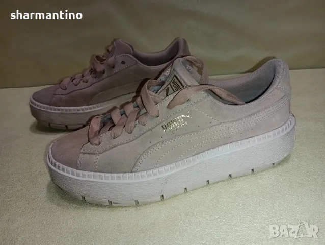 Puma Suede Platform N37- 29 лв, снимка 5 - Маратонки - 48902676