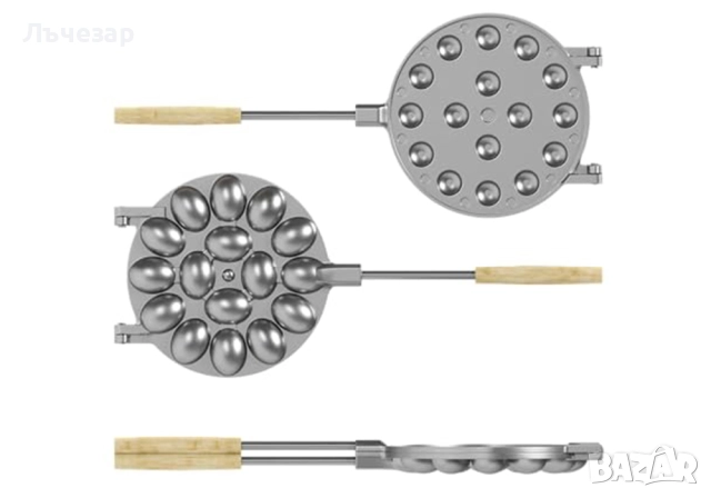 Метална форма за сладки, орехчета, 12 бр. и 16 бр., снимка 3 - Форми - 52848429