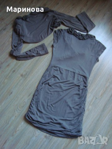 Рокля,Болеро,Елек подарък Жилетка S/M, снимка 5 - Рокли - 32433077