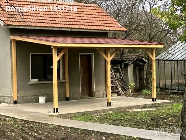 Изграждане на дървени навеси , снимка 2 - Градински цветя и растения - 43805261