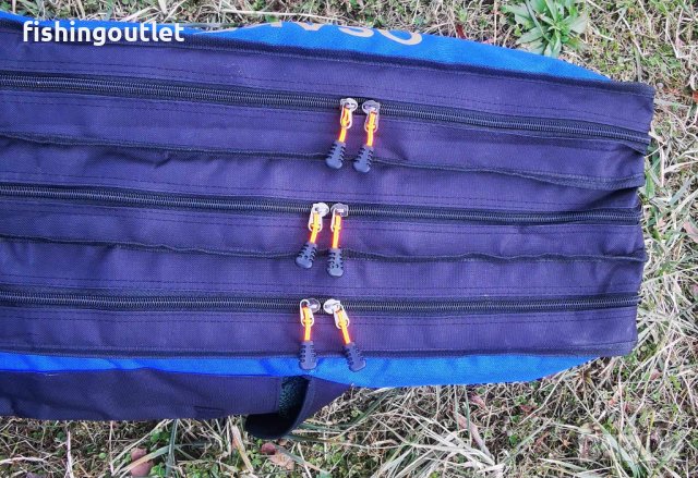 Рибарски шарански троен калъф за до 6 въдици с макари 130 до 160см, снимка 9 - Такъми - 44084865