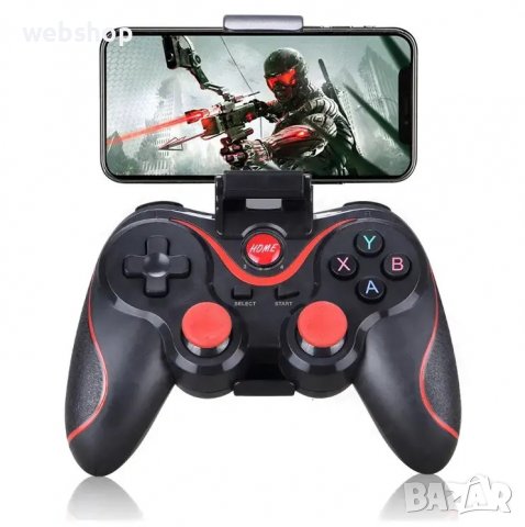 Джойстик за телефон Wireless X3, iOS, Android, Windows, Безжичен, Bluetooth, снимка 1
