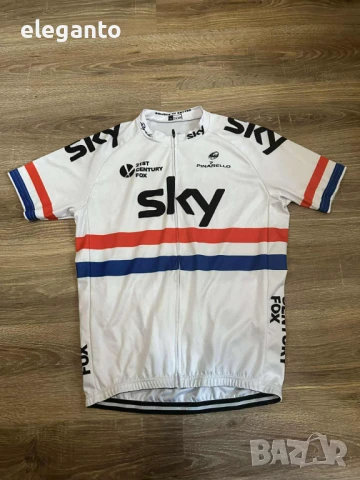 Мъжко Вело MTB джърси Rapha Sky team с цял цип , L/XL размер 