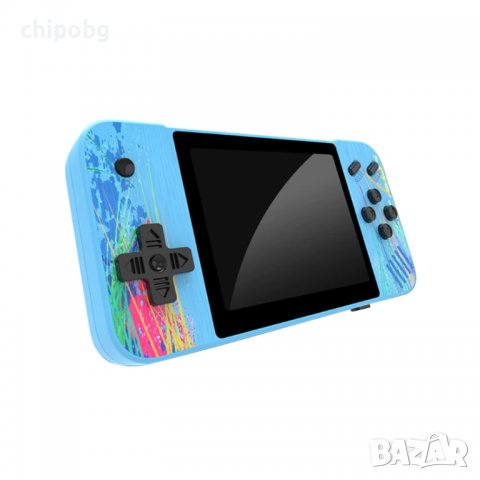 Преносима игрова конзола G3, 3.5", 800 Вградени игри, Син, снимка 1