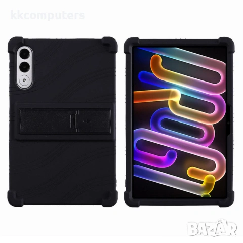 Защитен Калъф за Lenovo Xiaoxin Pad Pro / Yoga Tab 11.1 със Стойка - Силикон + PC, Охлаждаща структу, снимка 8 - Калъфи, кейсове - 53267275