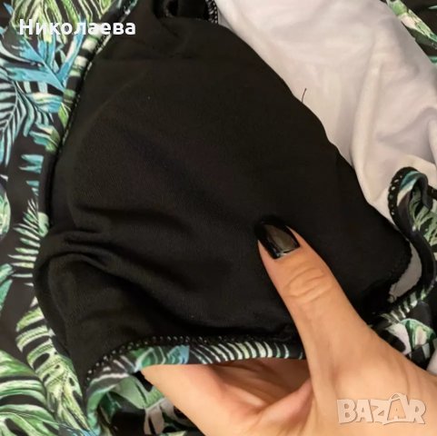 Цял бански с палми, С размер, снимка 3 - Бански костюми - 32946238