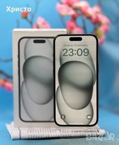 ГАРАНЦИОНЕН!!! Apple iPhone 15, 128GB, 5G, Black , снимка 3 - Apple iPhone - 53125357