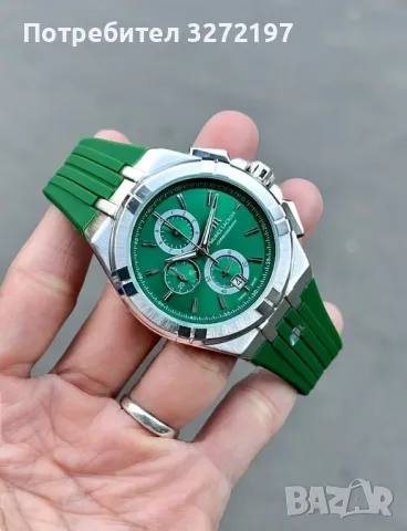 Kварцов часовник MAURICE LACROIX Aikon Special Edition,хронограф,дата,гумена каишка, снимка 15 - Мъжки - 49863999