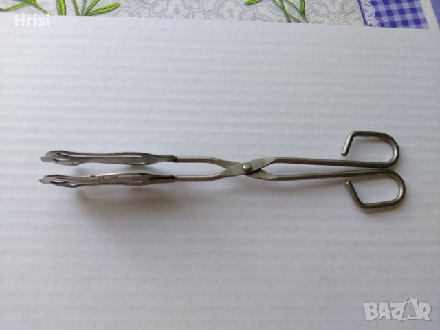 Ретро метална щипка за сервиране, снимка 11 - Прибори за хранене, готвене и сервиране - 33367695