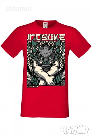 Мъжка тениска Demon Slayer Hashibira Inosuke,Анимация,игра,Празник,Повод,, снимка 3 - Тениски - 38075490