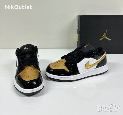 Nike Air Jordan 1 Gold, снимка 3 - Кецове - 44907685