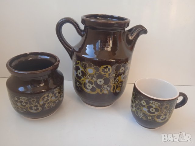 Комплект за кафе / чай  - Стар качествен Порцелан 3 части, снимка 6 - Сервизи - 43492260