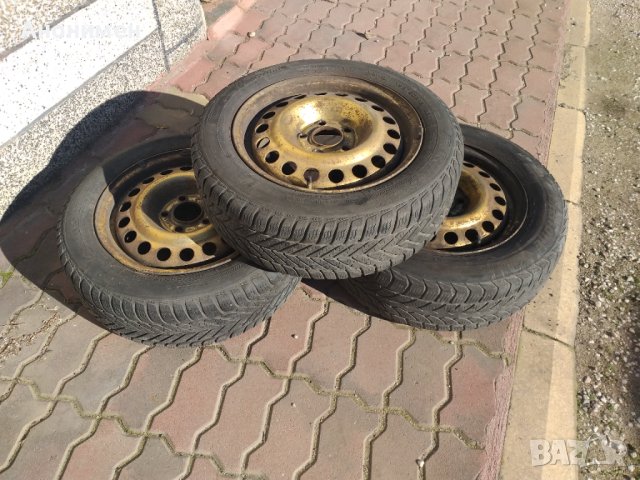 Желязни джанти с гуми за опел  астра х,зафира б 5х110