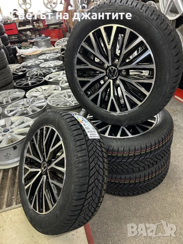 Джанти с Нови зимни Гуми за VW Golf 5 6 7 8 Caddy Touaran T-Roc Skoda Octavia , снимка 6 - Гуми и джанти - 51728198