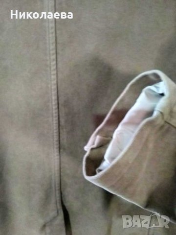 Тъмно бежово мъжко спортно сако-памук,р-р 52., снимка 4 - Сака - 28102506