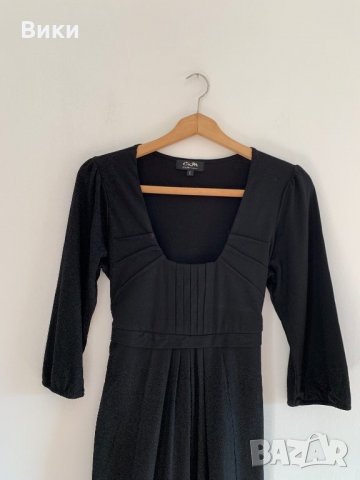 Черна рокля, снимка 5 - Рокли - 26438683