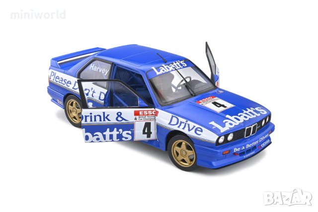 SOLIDO BMW E30 M3 Sport Evolution - мащаб 1:18 на Solido моделите са нови в кутия, снимка 14 - Колекции - 30551050