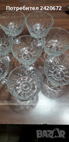 Кристални  чаши  за  вино, снимка 1