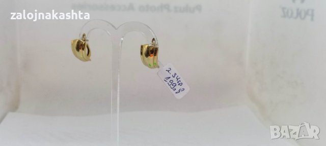 Златни обеци-2,34гр/14кр, снимка 4 - Обеци - 39846804