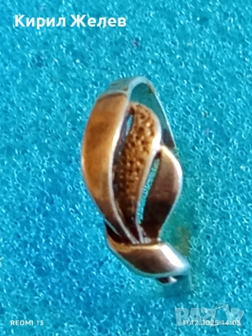 Винтидж ажурен сребърен пръстен майсторска ръчна изработка 39229, снимка 4 - Пръстени - 52735484