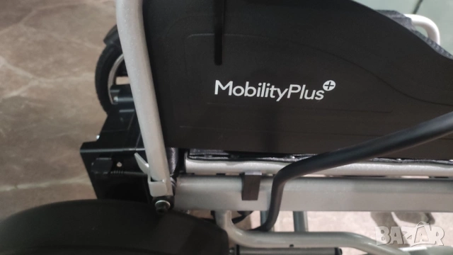 Чисто нова инвалидна количка до 130 кг. Mobility PLUS - Много удобна, снимка 8 - Инвалидни колички - 53229546