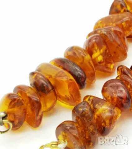 Балтийска кехлибарена огърлица. 💯 % ОРИГИНАЛ AMBER !, снимка 5 - Колиета, медальони, синджири - 49204454