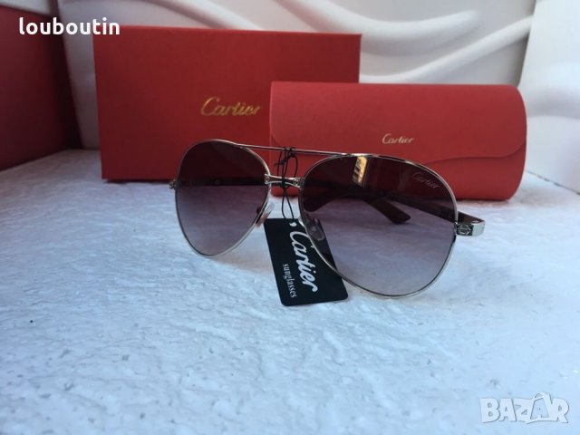 Cartier висок клас унисекс мъжки слънчеви очила, снимка 3 - Слънчеви и диоптрични очила - 28244112