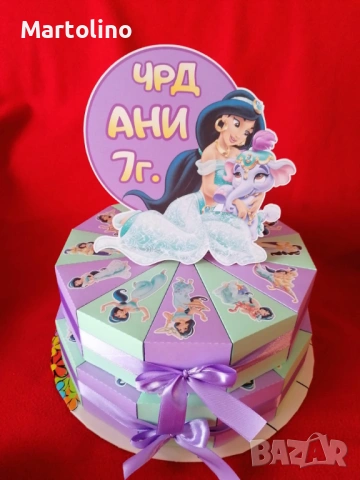 Картонена торта принцеса Жасмин