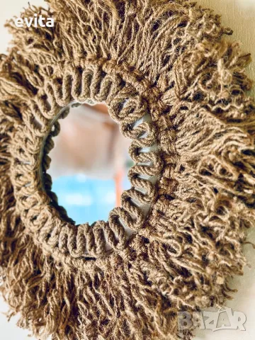 Ръчно изработено огледало в Бохо стил! , снимка 9 - Огледала - 50413096