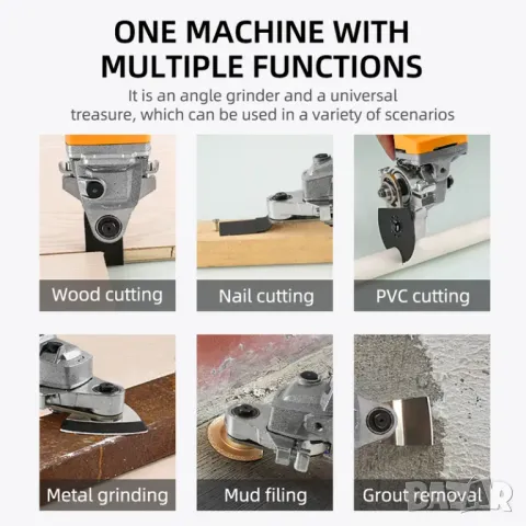 осцилиращ ъглошлаф, снимка 3 - Други инструменти - 48087325