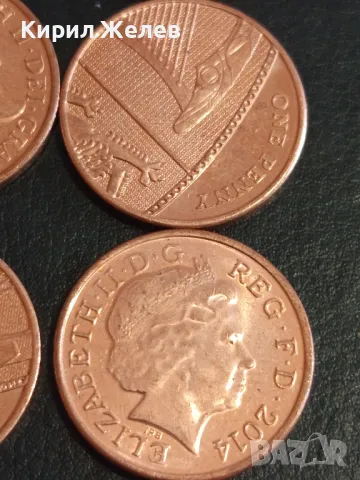 Лот монети 15 броя 1 пени Англия различни години за КОЛЕКЦИЯ 39866, снимка 4 - Нумизматика и бонистика - 49165029